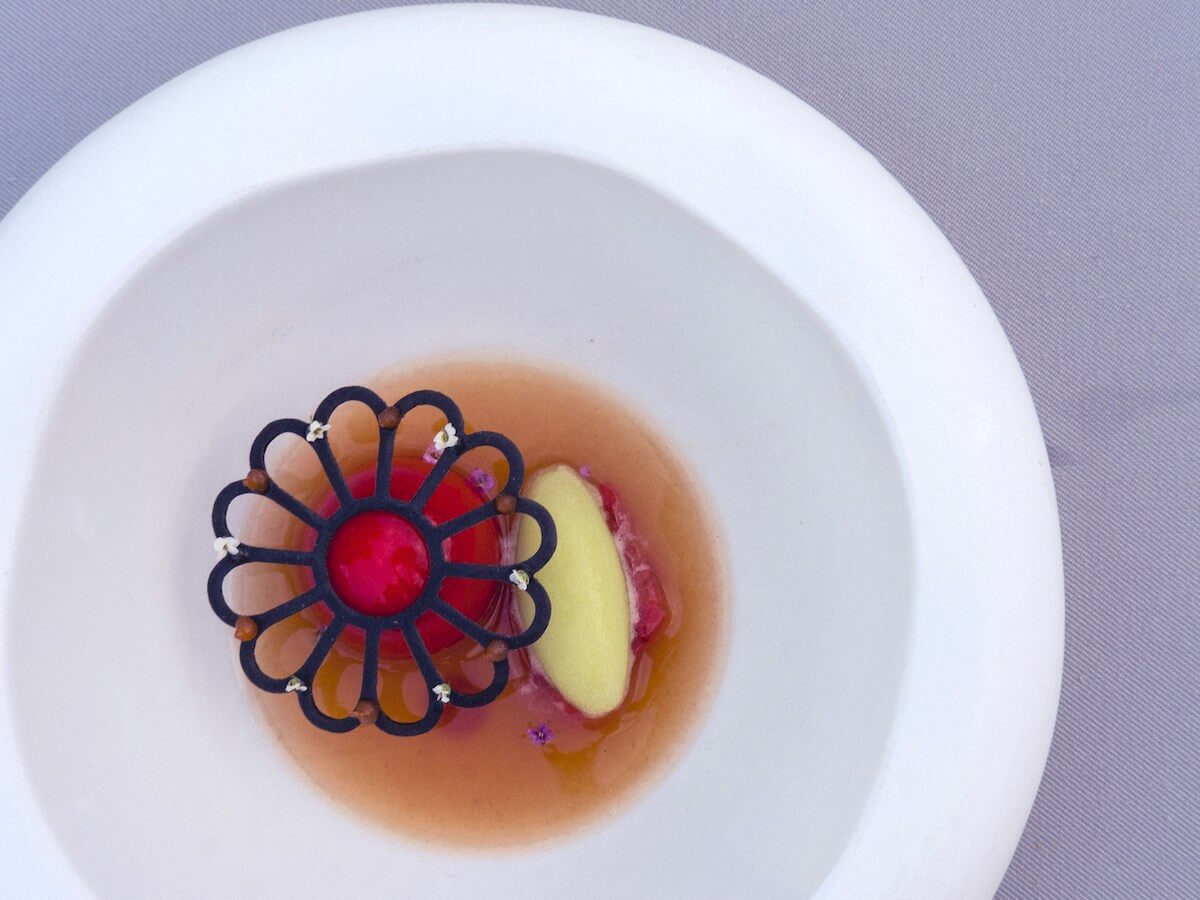 A chef's creation - food that looks like art